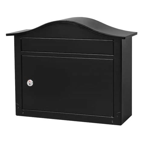 sheet metal box mounting|metal locked wall mounted mailbox.